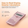 Generic Scientific Calculator AB82M PINK 240 Functions 2-Line Display