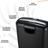 Generic Shredder ABPBS01B06 6 Sheet Capacity 7L Waste Basket Black