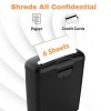 Generic Shredder ABPBS01B06 6 Sheet Capacity 7L Waste Basket Black
