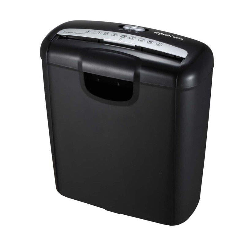 Generic Shredder ABPBS01B06 6 Sheet Capacity 7L Waste Basket Black