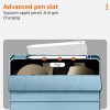 Generic Smart Case for Apple iPad Air 11 Inch M2 2024 Sky Blue