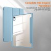 Generic Smart Case for Apple iPad Air 11 Inch M2 2024 Sky Blue
