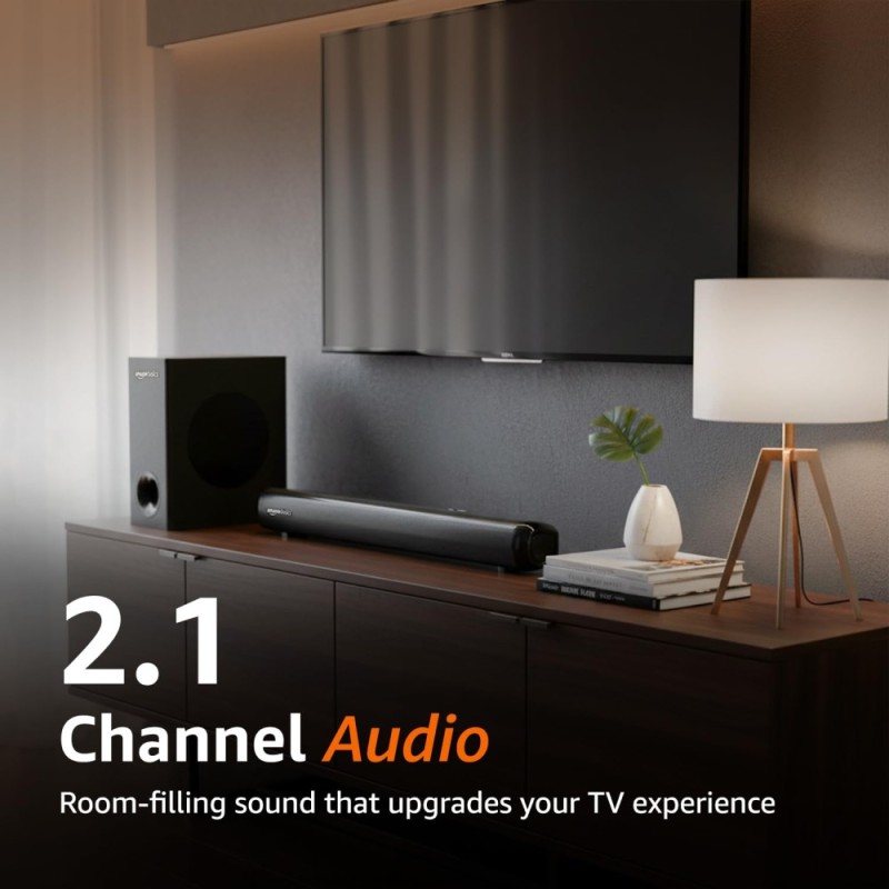 Generic Soundbar ABSBV01 90W 2.1 Channel Bluetooth 5.3 Black