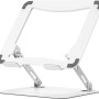 Generic Tabletop Laptop Stand SD_AB_LAPSTAND_FLEXIBLE_METAL Adjustable, Ventilated, White