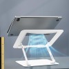 Generic Tabletop Laptop Stand SD_AB_LAPSTAND_FLEXIBLE_METAL Adjustable, Ventilated, White