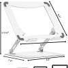 Generic Tabletop Laptop Stand SD_AB_LAPSTAND_FLEXIBLE_METAL Adjustable, Ventilated, White