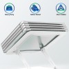 Generic Tabletop Laptop Stand SD_AB_LAPSTAND_FLEXIBLE_METAL Adjustable, Ventilated, White