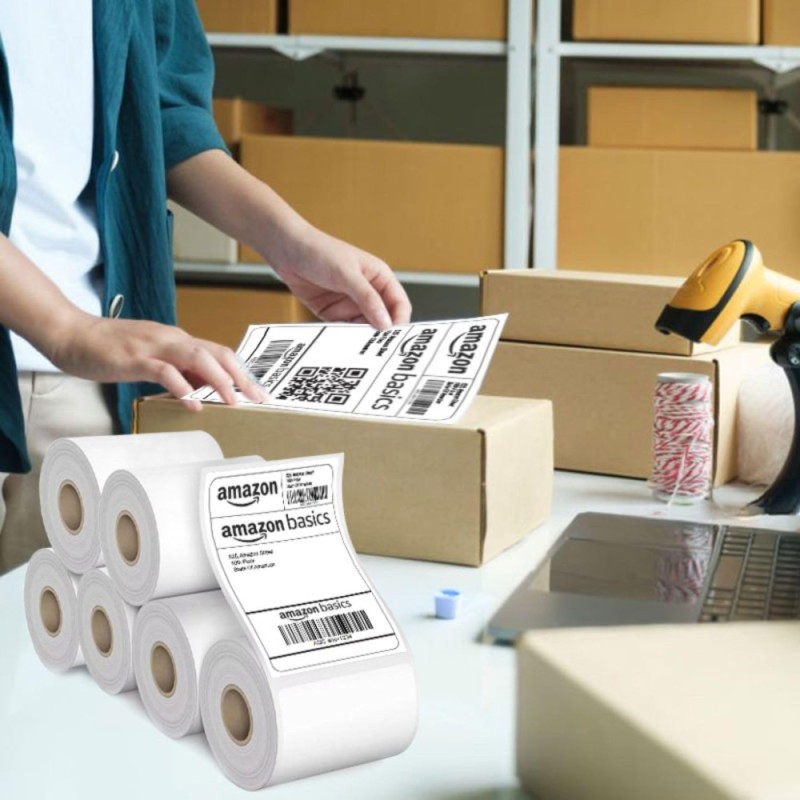 Generic Thermal Label Paper COI2605 70gsm 4" x 6" Pack of 6