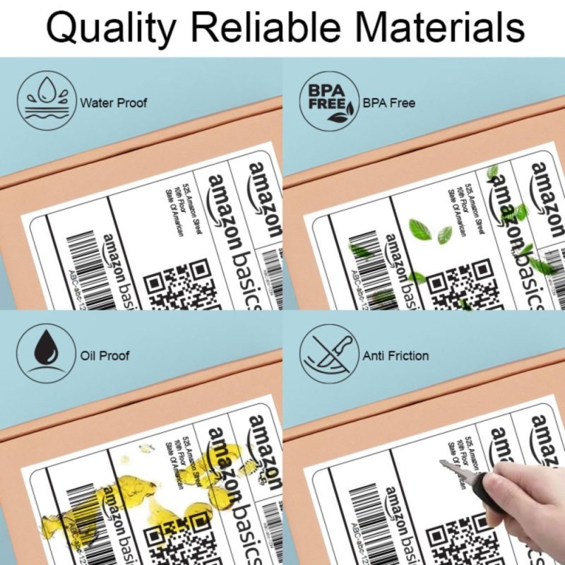 Generic Thermal Label Printer Paper COI2609 70gsm 3" x 5" Pack of 6