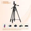 Generic Tripod Model 17 67 Inch 5kg Load Capacity Black