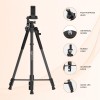 Generic Tripod Model 17 67 Inch 5kg Load Capacity Black