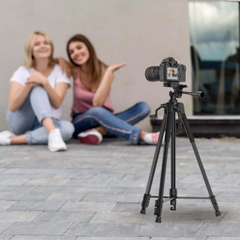Generic Tripod Model 17 67 Inch 5kg Load Capacity Black