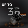 Generic True Wireless Earbuds ABPBC1 36 Hours Playtime, IPX4, Bluetooth 5.4 Black