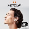 Generic TWS in-Ear Earbuds AB-T08LR 50 Hours Playtime Bluetooth 5.3 White