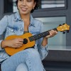 Generic Ukulele Kit AMZ_BA_UKULELE_NEW Concert Size Nylon Strings Natural Brown