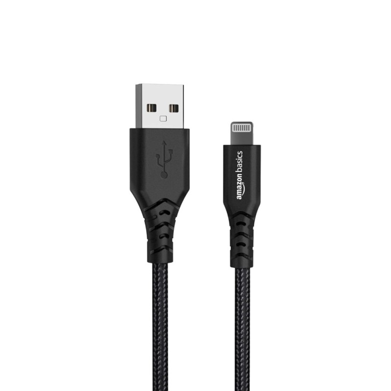 Generic USB A To Lightning Charging Cable CUBL01B-AC279-DF MFi Certified 1.2M Black