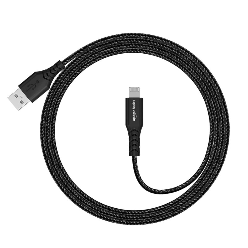 Generic USB A To Lightning Charging Cable CUBL01B-AC279-DF MFi Certified 1.2M Black