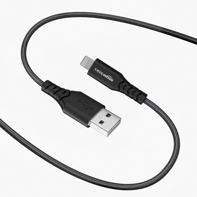 Generic USB A To Lightning Charging Cable CUBL01B-AC279-DF MFi Certified 1.2M Black
