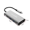 Generic USB-C Hub Dock 7-in-1 with 4K HDMI, Slate Grey