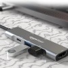 Generic USB-C Hub Dock 7-in-1 with 4K HDMI, Slate Grey