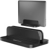 Generic Vertical Laptop Stand ABVTCLLAPSML Scratch-Resistant Black
