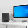 Generic Vertical Laptop Stand ABVTCLLAPSML Scratch-Resistant Black