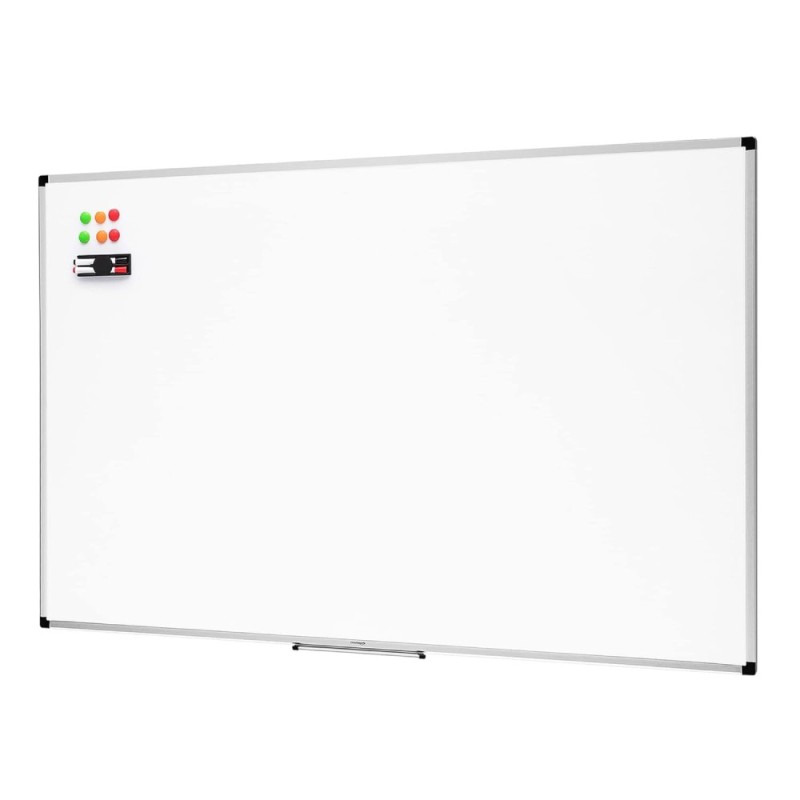 Generic Whiteboard Drywipe Magnetic 2.95 x 1.96 ft White