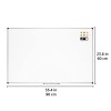 Generic Whiteboard Drywipe Magnetic 2.95 x 1.96 ft White