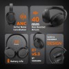 Generic Wireless Headphones ABBH03 Active Noise Cancelling 28 Hr Playtime 40mm Drivers Black
