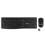 Generic Wireless Keyboard and Mouse Combo AB26KW1 2.4GHz Wireless Full-Size 104-Key Black