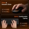 Generic Wireless Keyboard and Mouse Combo AB26KW1 2.4GHz Wireless Full-Size 104-Key Black