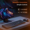 Generic Wireless Keyboard and Mouse Combo AB26KW1 2.4GHz Wireless Full-Size 104-Key Black