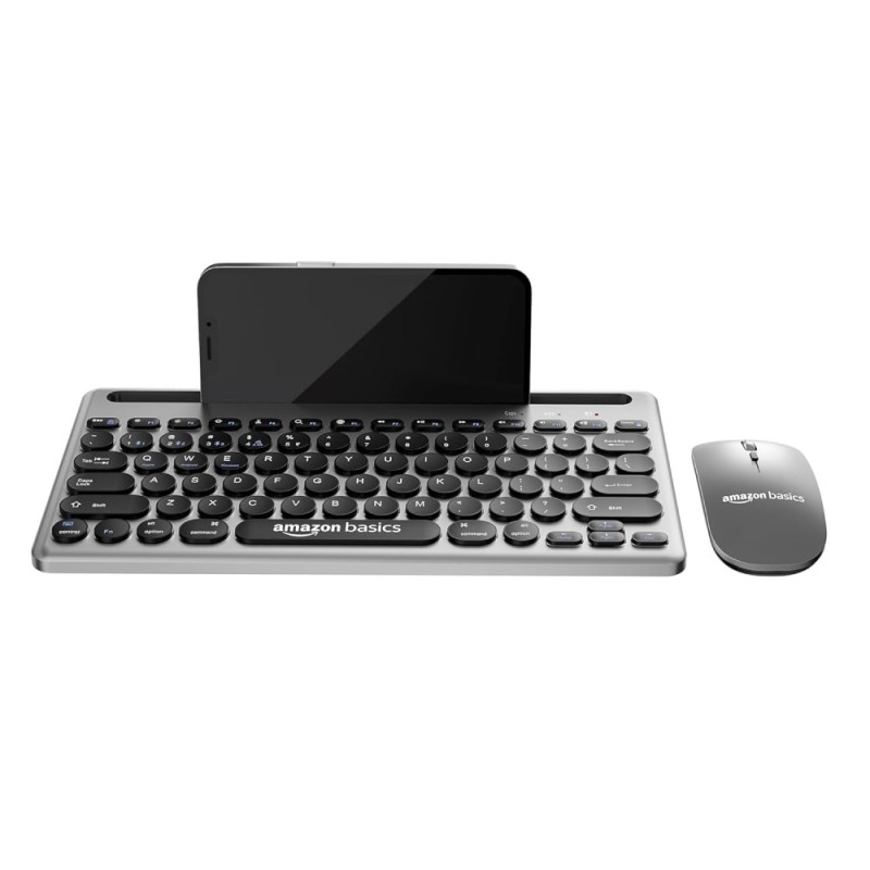 Generic Wireless Keyboard and Mouse Set AB-KM05-CT1 Rechargeable Grey