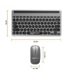 Generic Wireless Keyboard and Mouse Set AB-KM05-CT1 Rechargeable Grey