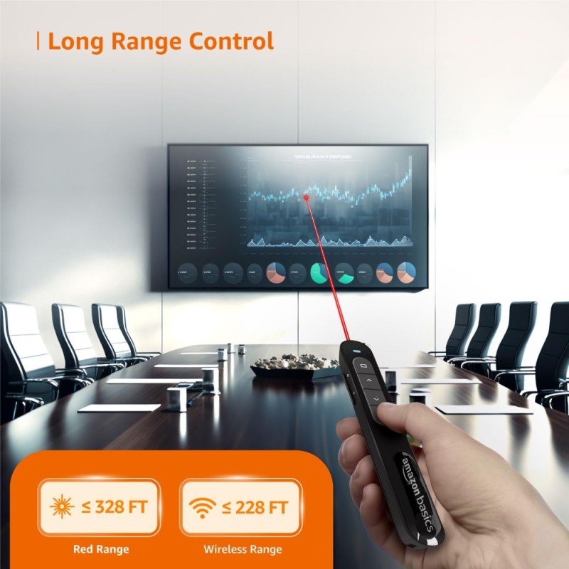 Generic Wireless Presenter COI2408 15m Range Multi Colour