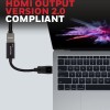 Honeywell Display Port to HDMI Adapter HC000004/ADP/BLK 4K 3D Resolution Male-Female Adapter Black