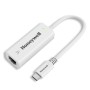 Honeywell Gigabit Ethernet Adapter HC000007/ADP/WHT, 10/100/1000 MBPS, USB Type C, White