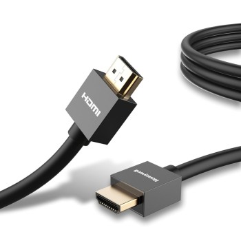Honeywell HDMI Cable v2.0 with Ethernet, 3D/4K@60Hz, 3 Mtr, Black and Grey