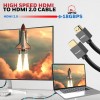 Honeywell HDMI Cable v2.0 with Ethernet, 3D/4K@60Hz, 3 Mtr, Black and Grey