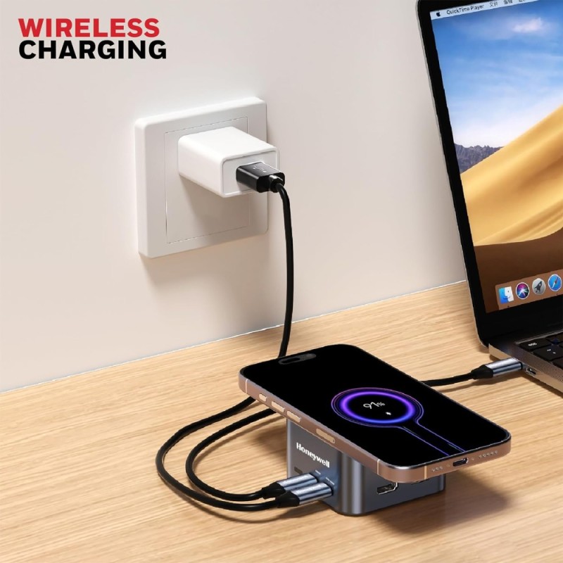Honeywell Type C Dock HC000028/LAP/CDK 12-in-1 4K HDMI Grey