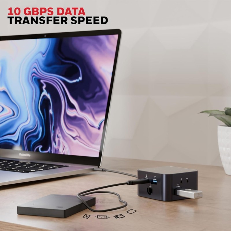 Honeywell Type C Dock HC000028/LAP/CDK 12-in-1 4K HDMI Grey
