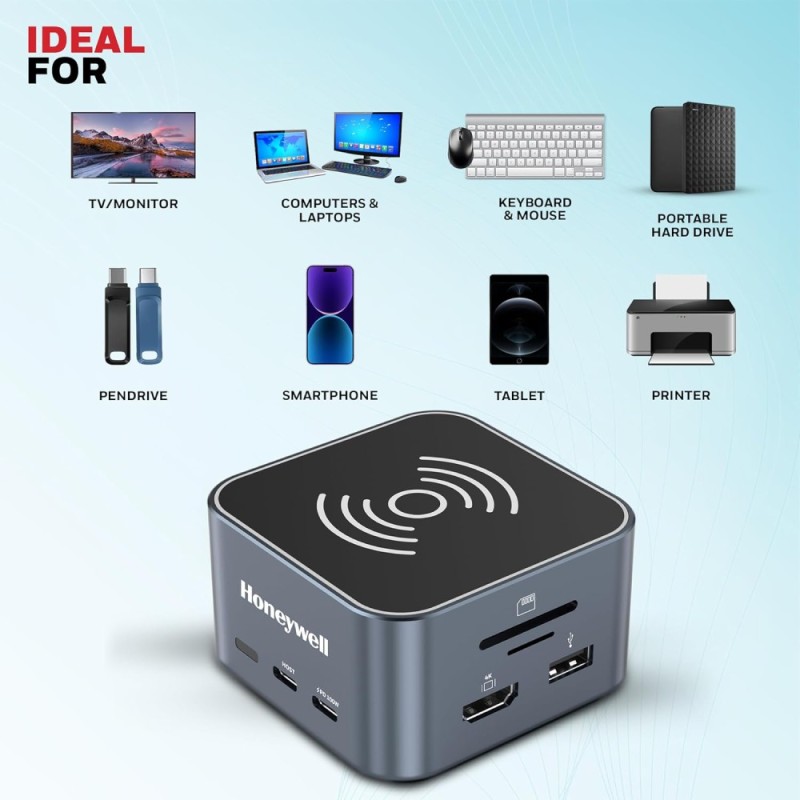 Honeywell Type C Dock HC000028/LAP/CDK 12-in-1 4K HDMI Grey