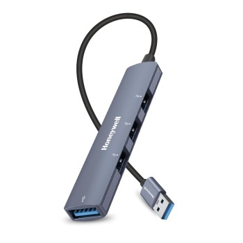 Honeywell USB Hub HC000015/LAP/PH/4U 4 Ports 5 Gbps Silver