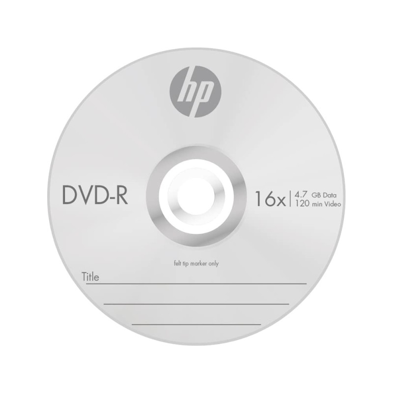 HP DVD-R DME00070-3 4.7GB 16x Speed Silver