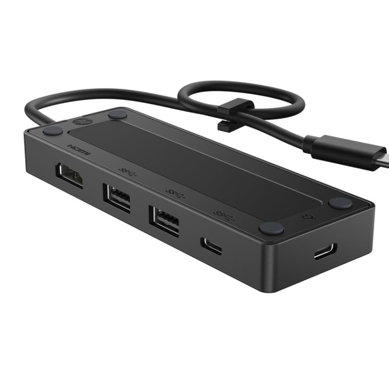 HP Travel Hub USB-C G3 5 Ports 10 Gb/s Black
