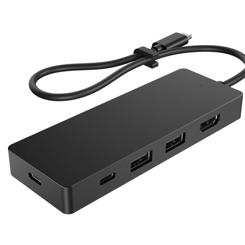 HP Travel Hub USB-C G3 5 Ports 10 Gb/s Black