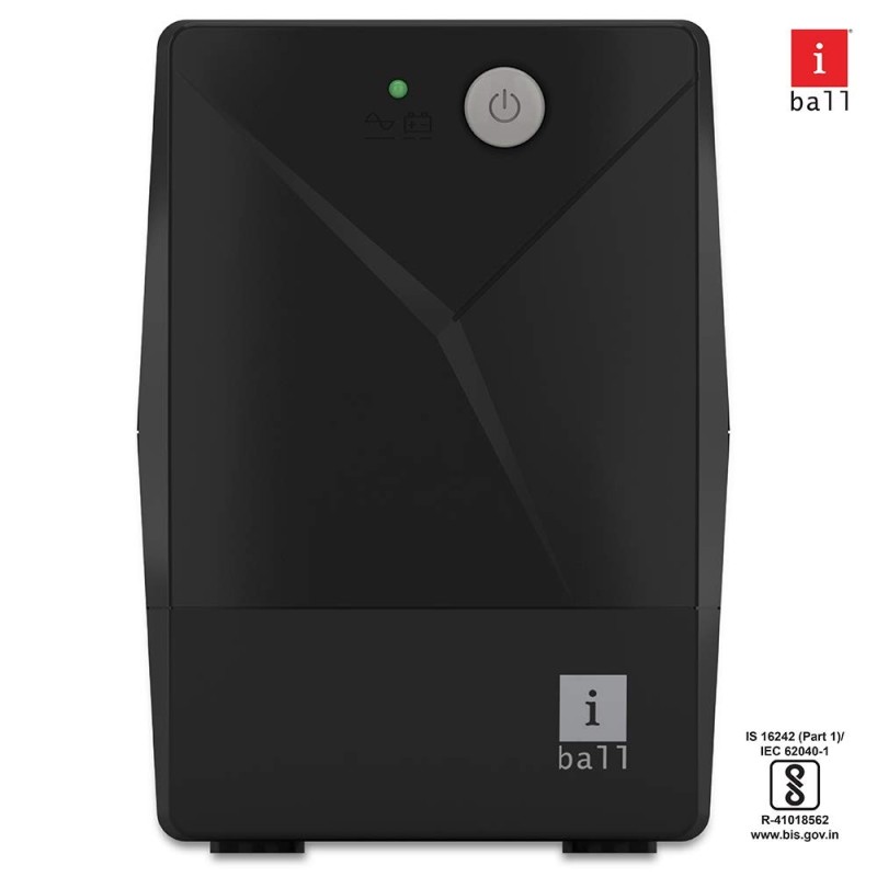iBall UPS Nirantar UPS - 622 600VA/360W Intelligent UPS Black
