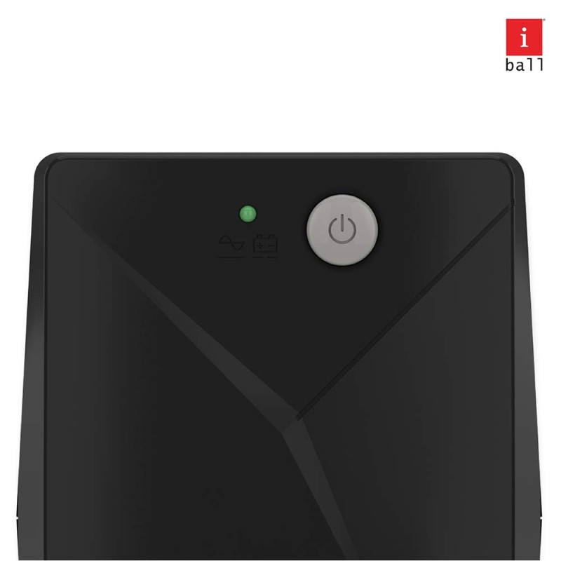 iBall UPS Nirantar UPS - 622 600VA/360W Intelligent UPS Black