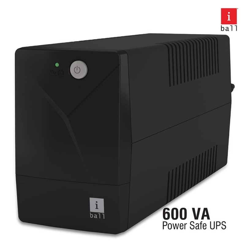 iBall UPS Nirantar UPS - 622 600VA/360W Intelligent UPS Black