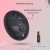 iGear KeyBee Wireless Keyboard with Mouse 2.4GHz Customizable Pink and Grey